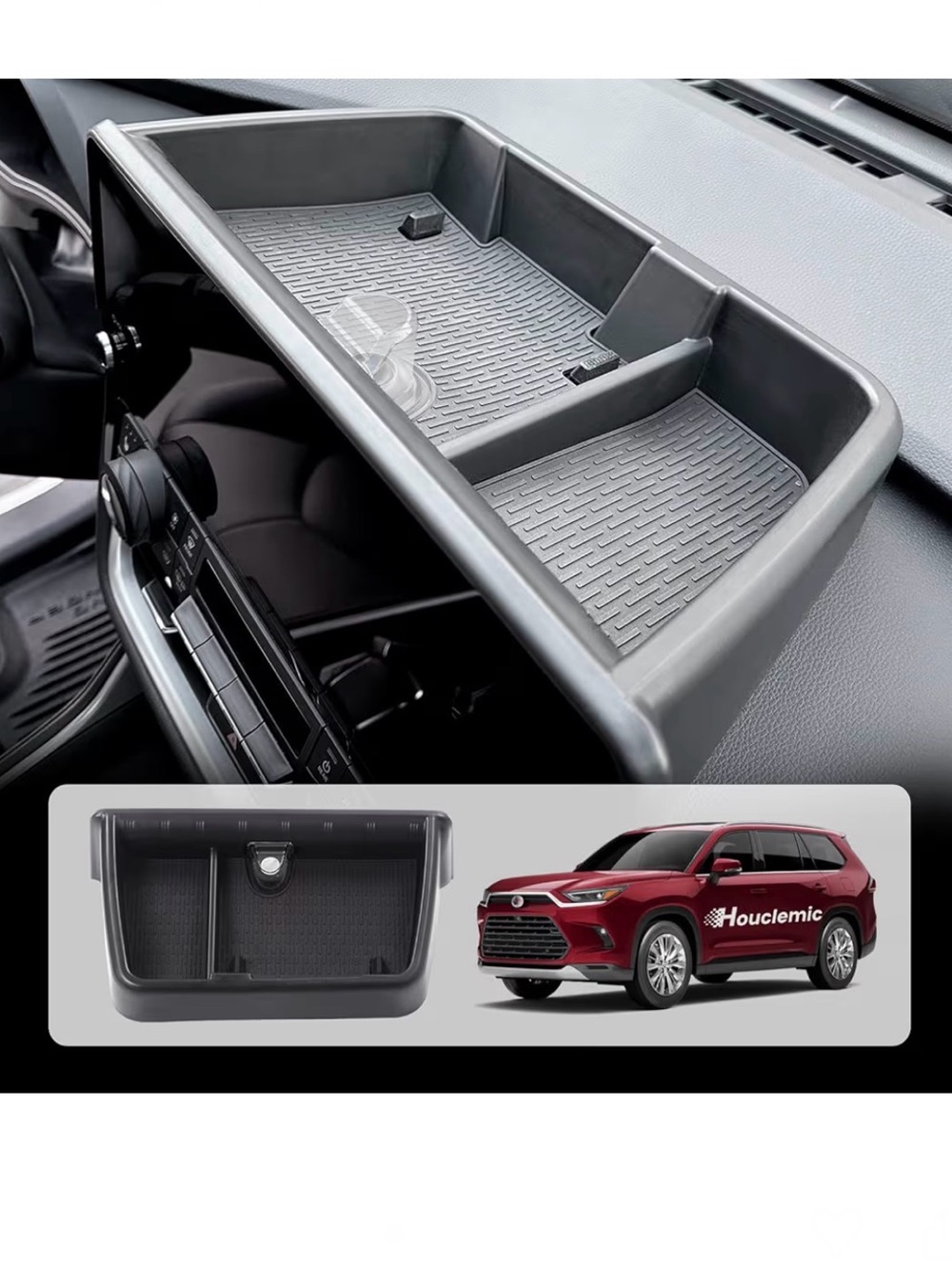 Houclemic Behind Dash Organizer for 2024-2026 Toyota Grand Highlander🚙
